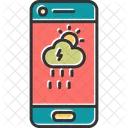 Weather App Mobile Phone Icon