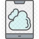 Weather App Cloudy Mobile Icon