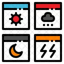 App Application Weather Icon