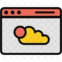 Weather Browser Internet Cloud Icon