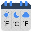 Weather Calendar  Icon