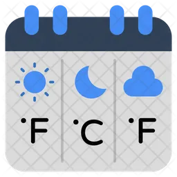 Weather Calendar  Icon