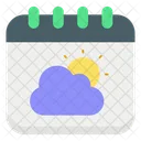 Weather Calendar  Icon