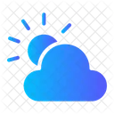 Weather cloud day  Icon