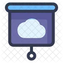 Weather Cloud Presentation  Icon