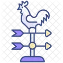 Weather Cock Direction Cock Weather Vane Icon
