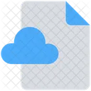 Weather Cloud File Icon