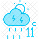 Weather Forecast Climate Cloudy Icon