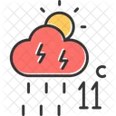 Weather Forecast Climate Cloudy Icon