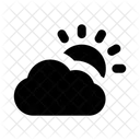 Weather Forecast Climate Cloudy Day Icon
