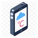 Mobile Weather App Smartphone Weather App Weather Forecast Icon