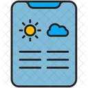 Weather Forecast Cloud Icon