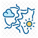 Weather fronts  Icon