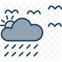 Weather Cloud Raining Icon