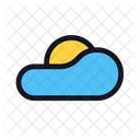 Weather Cloud Sun Icon