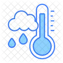 Weather Hot Rainy Icon