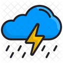 Weather Lightning  Icon