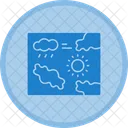 Weather Map Meteorological Map Atmospheric Chart Icon
