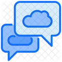 Weather Message Cloud Message Icon