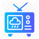 Weather News Television Report Icon