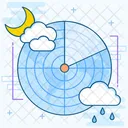 Climate Radiolocation Cosmic Radar Direction Finding Icon