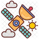 Weather Satellite Geostationary Sun 아이콘