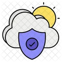 Weather Security  Icon