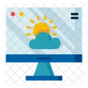 Weather Site Weather Website Weather Webpage Icon