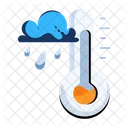 Weather Temperature Rain Temperature Rainy Weather Icon