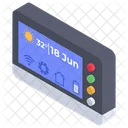 Smart Device Meteorology Temperature Measurement Icon