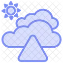 Weather Updates Duotone Line Icon Icon