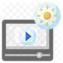 Weather Video  Icon