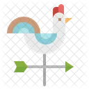 Weathercock Wind Rooster Icon