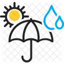 Weatherproof Heat Proof Rainproot Icon