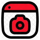 Web Camera Browser Icon