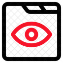 Web Eye Visibility Icon