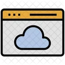 Cloud Computing Web Icon