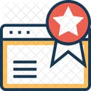 Web Star Bookmark Icon