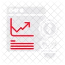 Web Investissement Croissance Icône