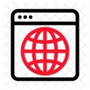 Web Red Internet Icono