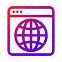 Web Red Internet Icono