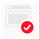 Web Verificar Confirmar Icon
