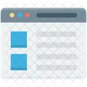 Web Layout Template Icon