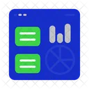 Web Graph Investment Icon