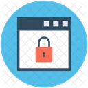 Web Security Locked Icon