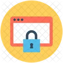 Web Security Locked Icon
