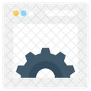Web Settings Cogwheel Icon