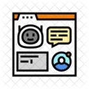 Web Chat Bot Icon