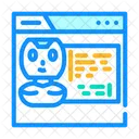 Web Chat Bot Icon