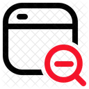 Web Remove Search Icon